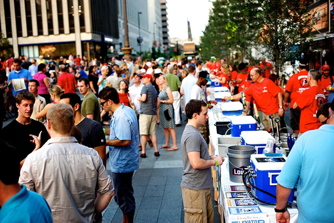 Cincy Summer Beerfest
Aug. 3. $40-$55. Smale Riverfront Park, 166 W. Mehring Way, Downtown.
The 11th summertime Cincy Beerfest will move to Smale Riverfront Park for a single-day, two-session fest. The fest promises hundreds of craft beers hailing from over 90 breweries, plus sips from distilleries and wineries, live music and a silent disco. 
Photo via Facebook.com/CincyBeerFest