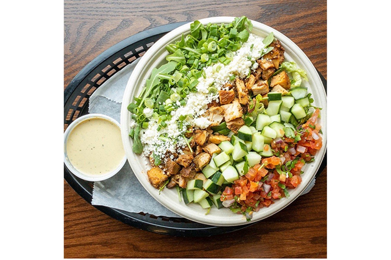 No. 6 Best Takeout: Currito
Multiple locations including 111 E. Fifth St., Downtown
Cincinnati-based restaurant Currito is the national chain that made it to this list, but it isn't hard to imagine why. The restaurant combines salads, smoothies and grain bowls to form a menu perfect for those looking for a healthy lunch or dinner. You can either make your own concoction of ingredients or pick from one of their predetermined choices. One standout is the Bangkok grain bowl, which has Asian cabbage, cilantro lime rice, slivered almonds, Thai-style peanut sauce and choice of grilled steak, chicken or organic tofu. You can choose to have it as a wrap as well.
Photo: facebook.com/curritoeats