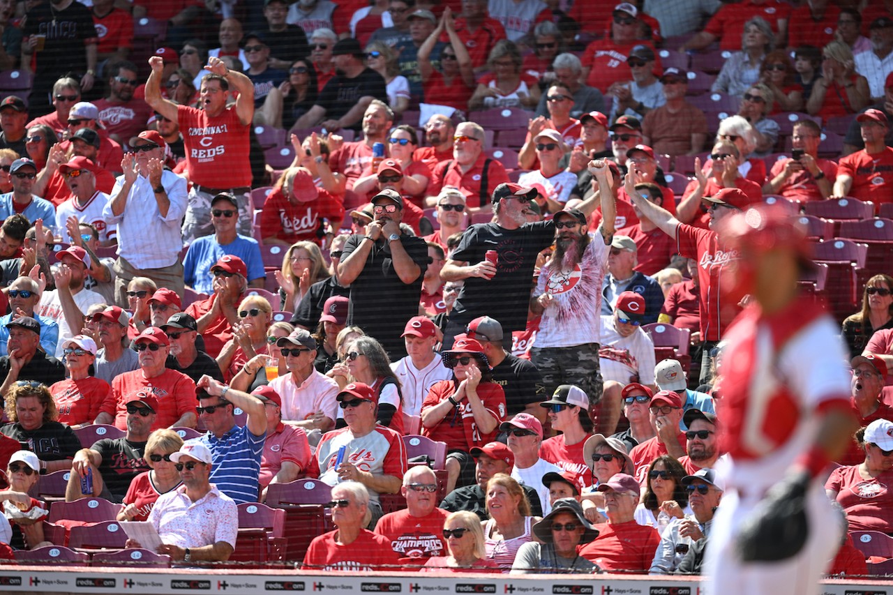 Fans cheer after Hunter Greene strikes out a batter | Cincinnati Reds vs. Minnesota Twins | Sept. 20, 2023