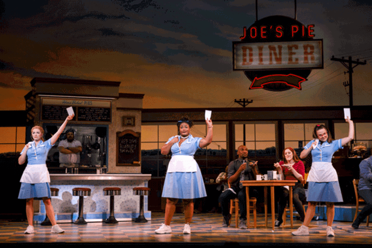 Waitress at the Aronoff Center
A few other theater productions that I&#146;ll remember kicked off with a January tour stop by Waitress at the Aronoff Center. It&#146;s the rare Broadway production (this show is still running in New York, in fact) that tells a heartfelt story about characters who create magic in everyday life &#151; through baking, in this case. 
Photo: Joan Marcus