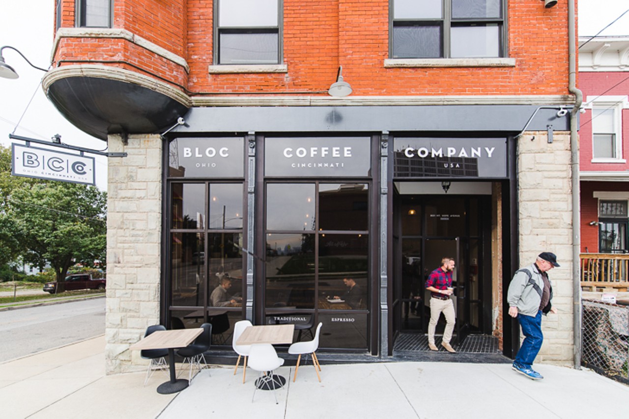 Exterior of BLOC Coffee's new location