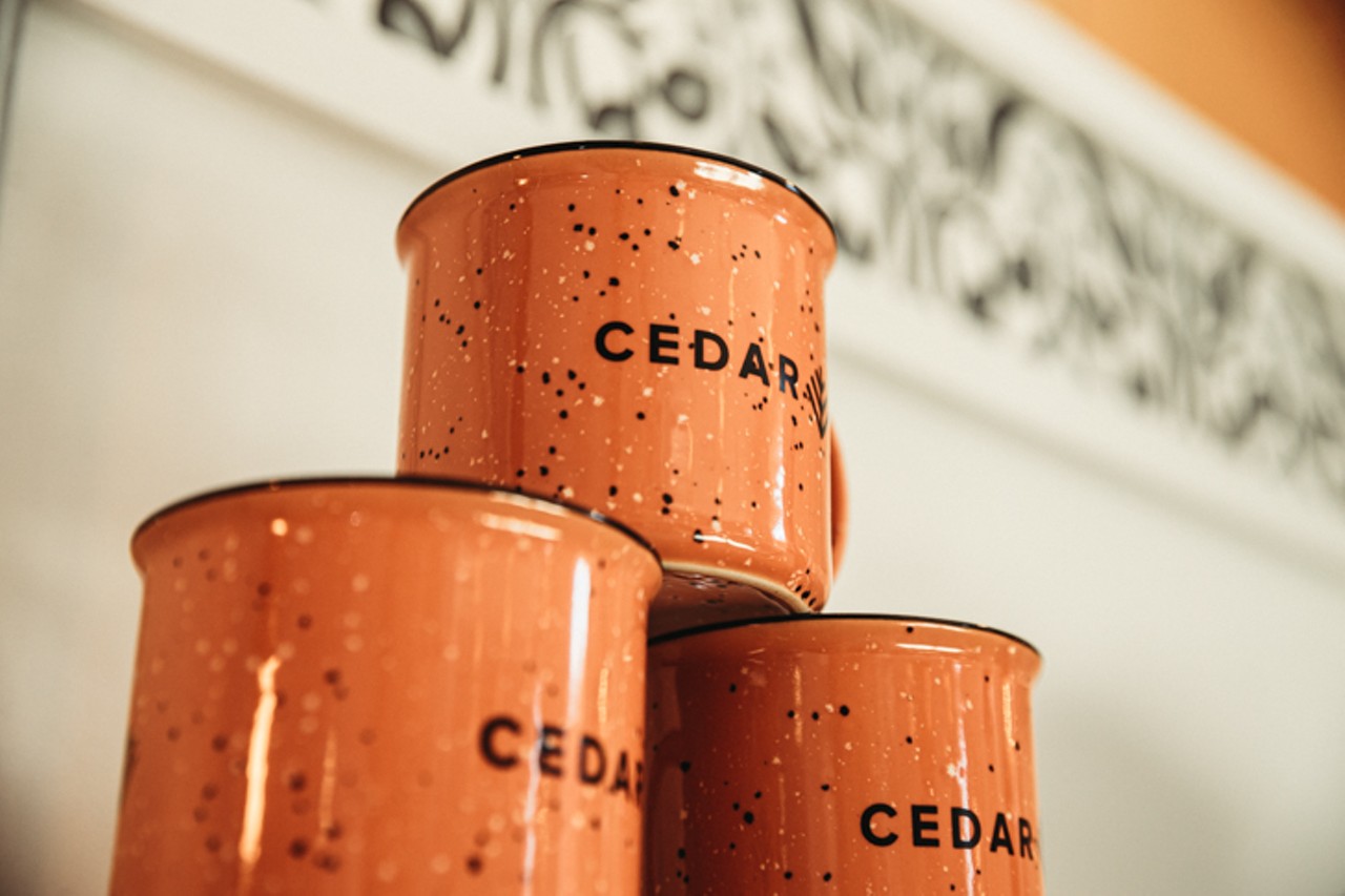 Cedar mugs