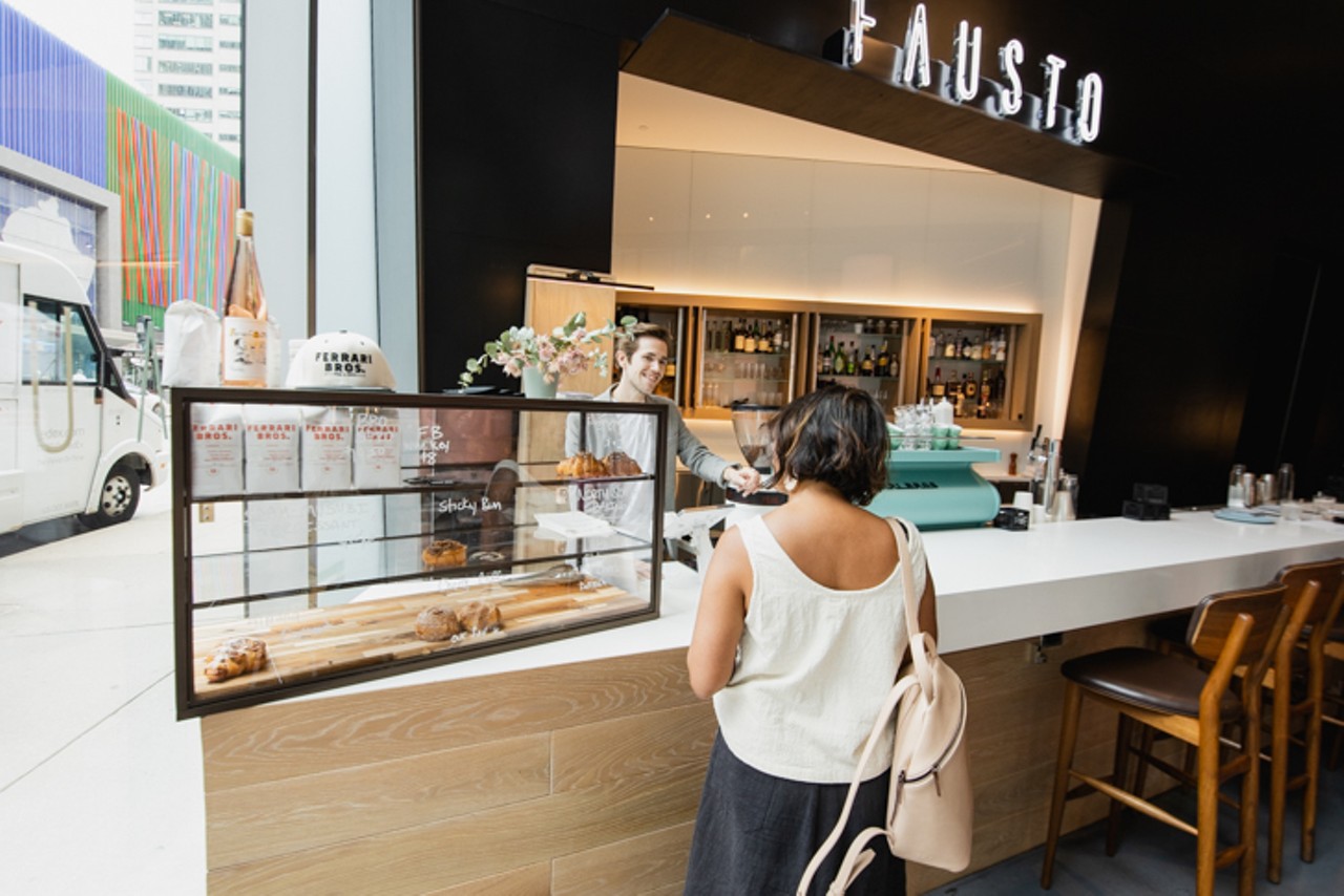 Inside Fausto, a Chic New Cafe Located Inside of Downtown's Contemporary Arts Center