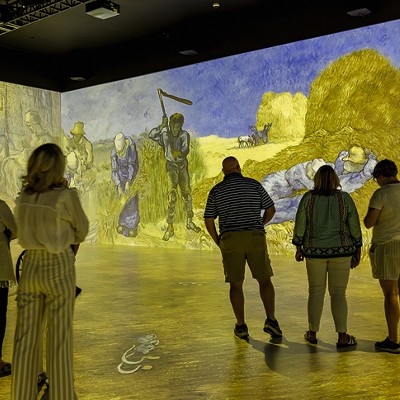Inside Immersive Van Gogh Exhibition THE LUME at Indianapolis' Newfields