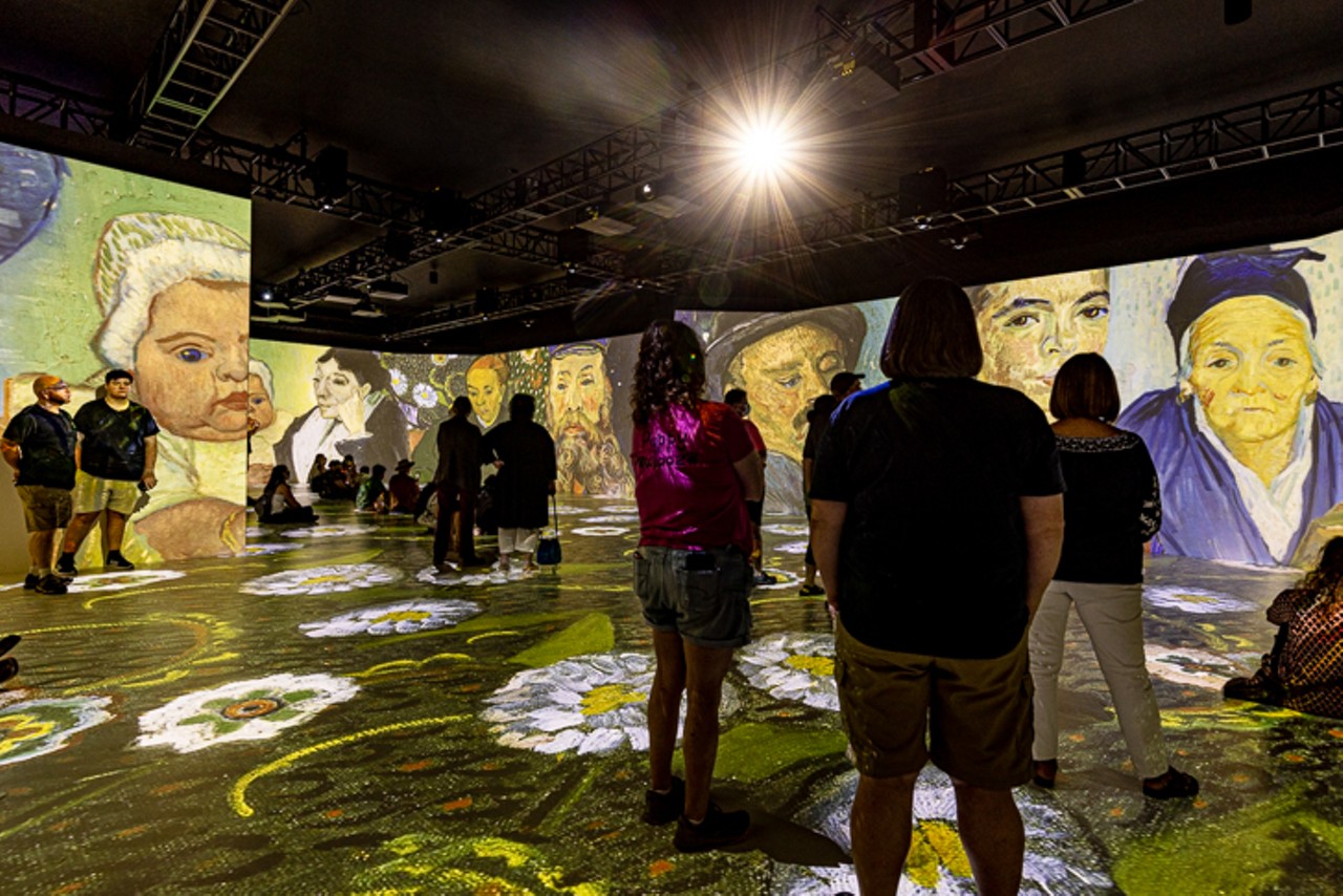 Inside Immersive Van Gogh Exhibition THE LUME at Indianapolis' Newfields