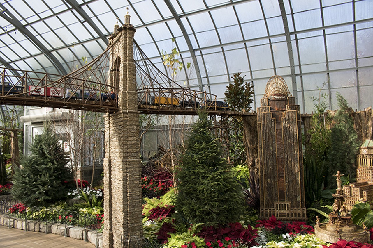 Inside Krohn Conservatory's Winter Floral Show 'A Very Merry Garden Holiday'