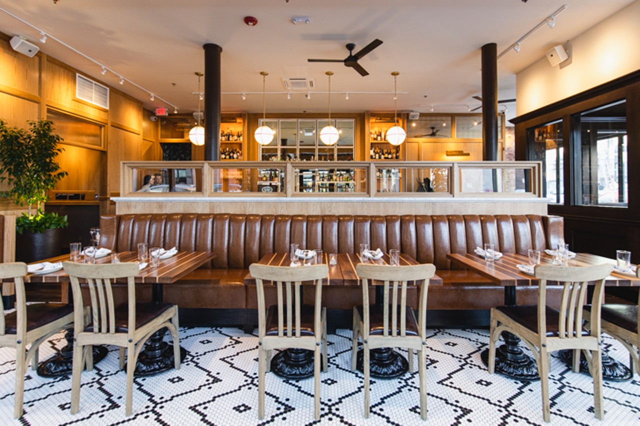 &#147;We designed the space to have a timeless look and feel with elements of a classic cafe or bistro from the early- to mid-20th century on the first level and a lower level that is darker, cozier and reminiscent of a New York City supper club,&#148; says John Lanni.