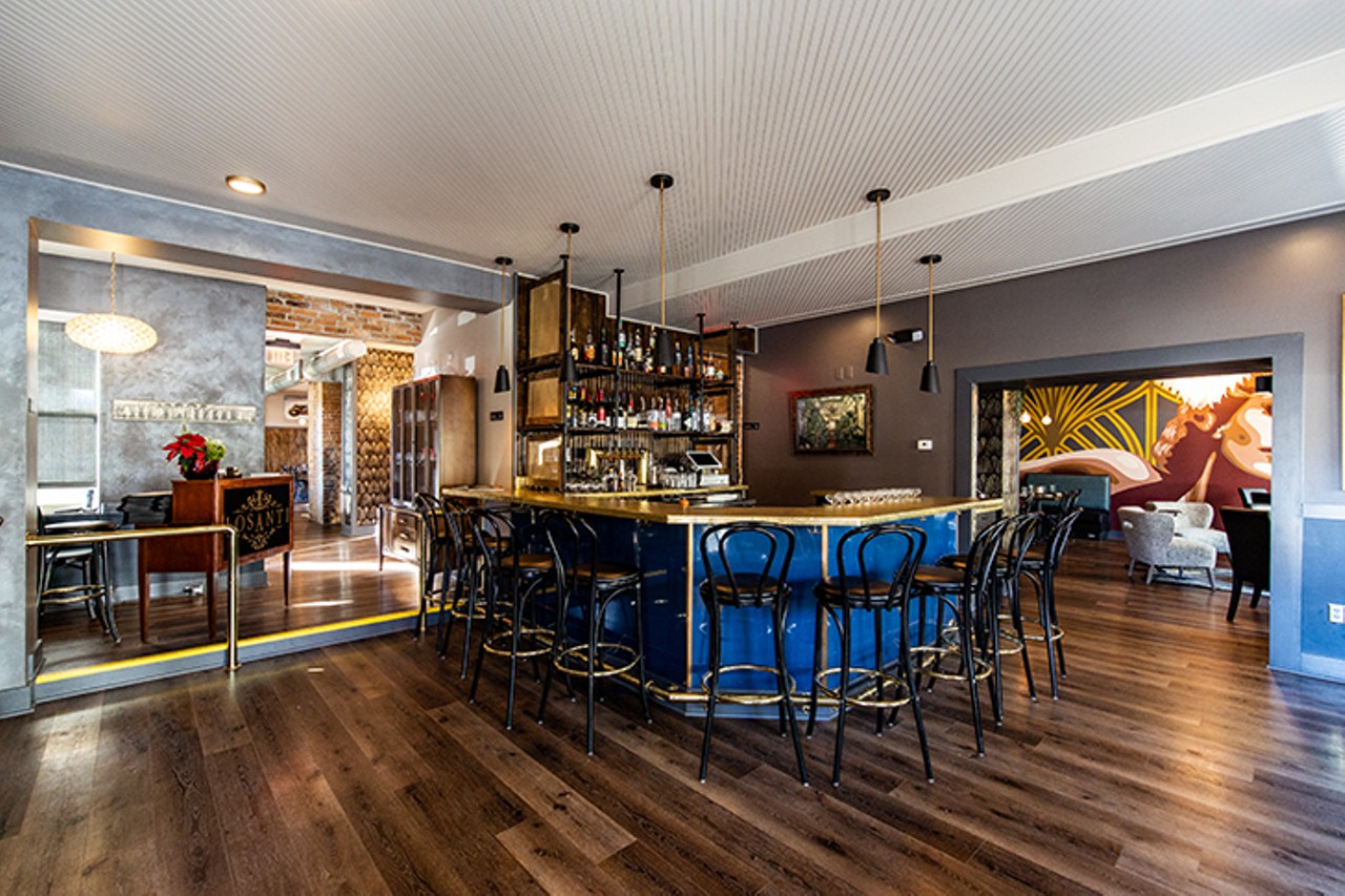 The front of the house includes a bar with both seating and some standing room &#151; great if you&#146;re meeting people and want to wait, with or without a drink, and not have to crowd around diners. The bar itself is spacious enough to eat there.
