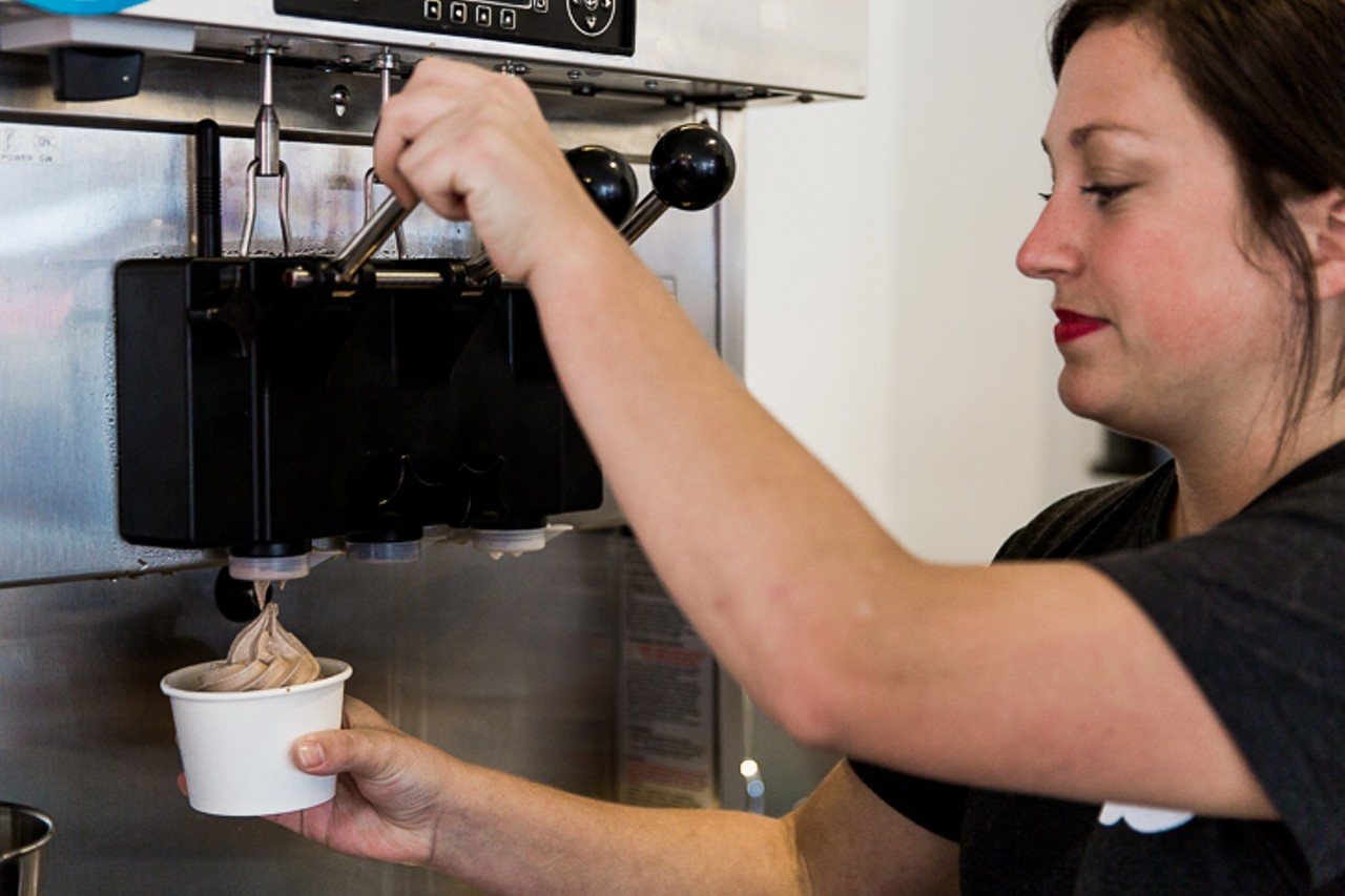 Inside Pendleton Parlor, a New Creamy Whip Offering Soft Serve and Cookie Dough by the Scoop