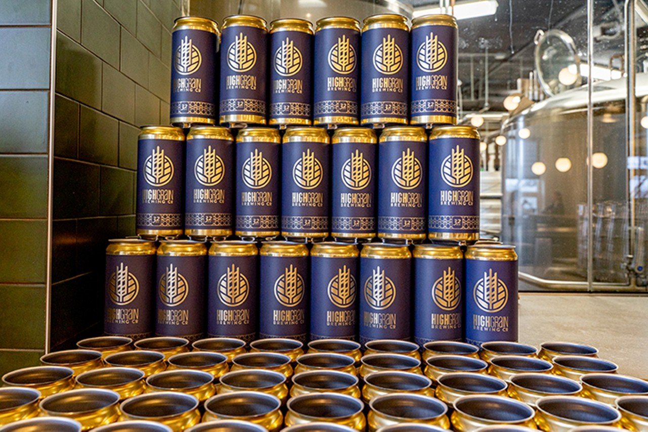 Canned beers from HighGrain. They hand-can at the brewery.