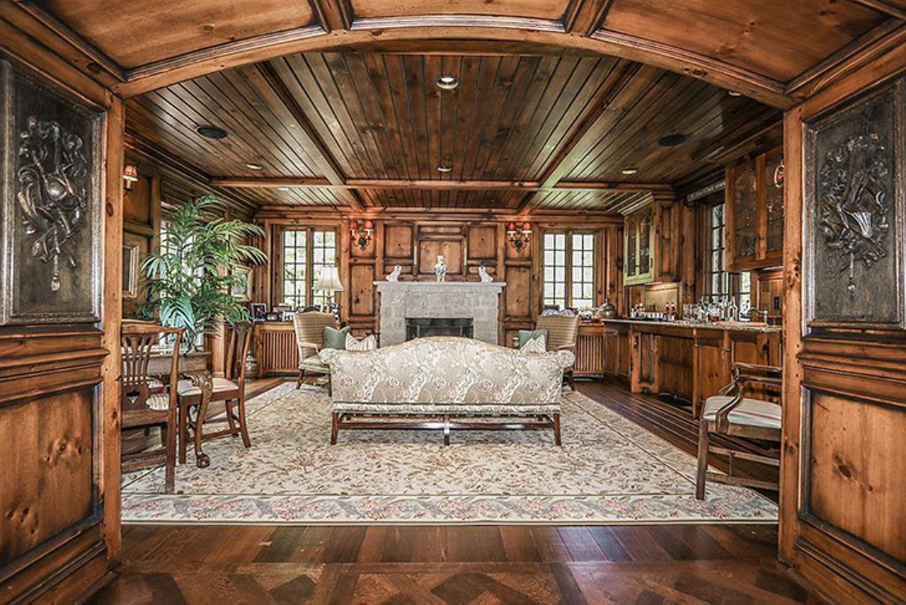 8705 Camargo Club Drive, Indian Hill
$2,695,000 | 5 bd/8 ba | 7,980 sq. ft. | Year Built: 1929
Historic charm meets present day upgrades in this stunning estate. The home sits on over seven wooded acres and features beautiful woodwork throughout the home plus a pool and veranda.
