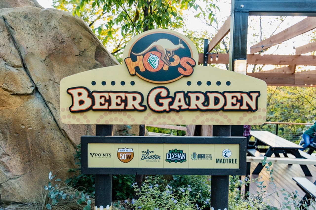 Inside the Cincinnati Zoo & Botanical Garden's New Hops Craft Beer Garden
