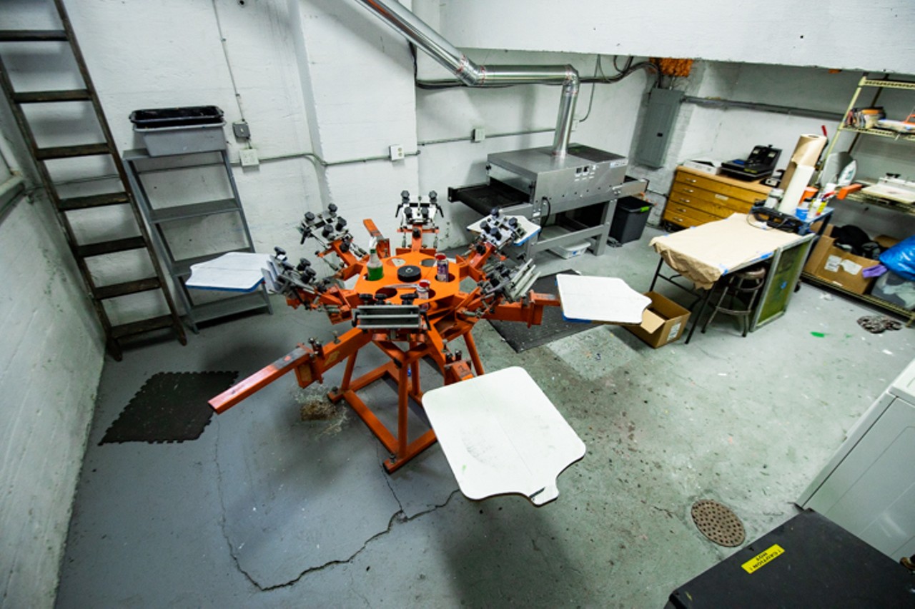 Screen-printing studio
