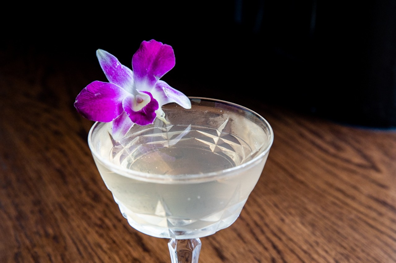Bolshoi cocktail ($10) with lavender-infused w&oacute;dka, St. Germain and cava