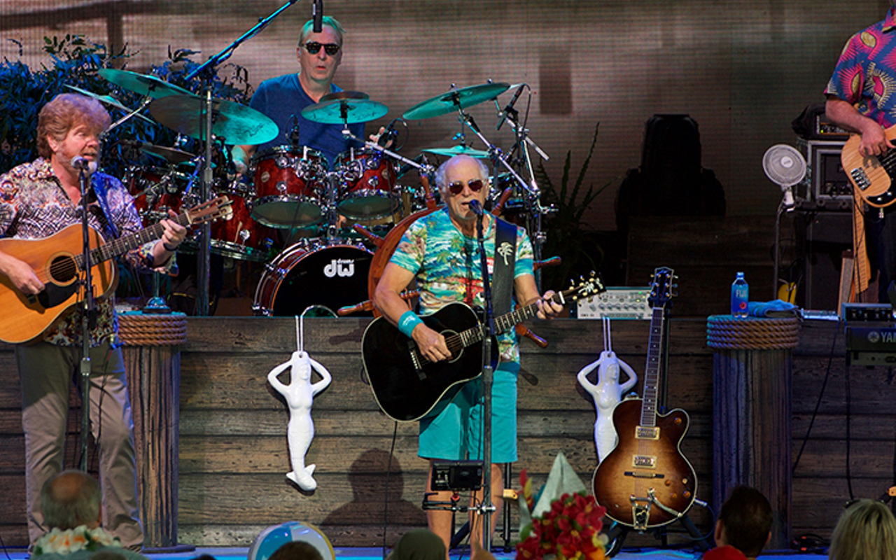 Jimmy Buffett and the Coral Reefer Band at Riverbend in 2019