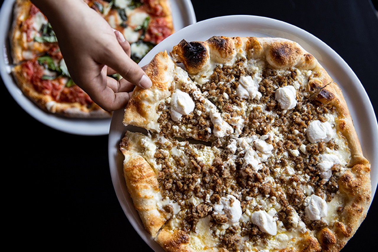 Joe&#146;s Pizza Napoli makes authentic and certified Neapolitan pie using hand-crushed San Marzano tomatoes; mozzarella cheese; a dough comprised of water, fresh yeast, flour; and salt.
Photo: Hailey Bollinger