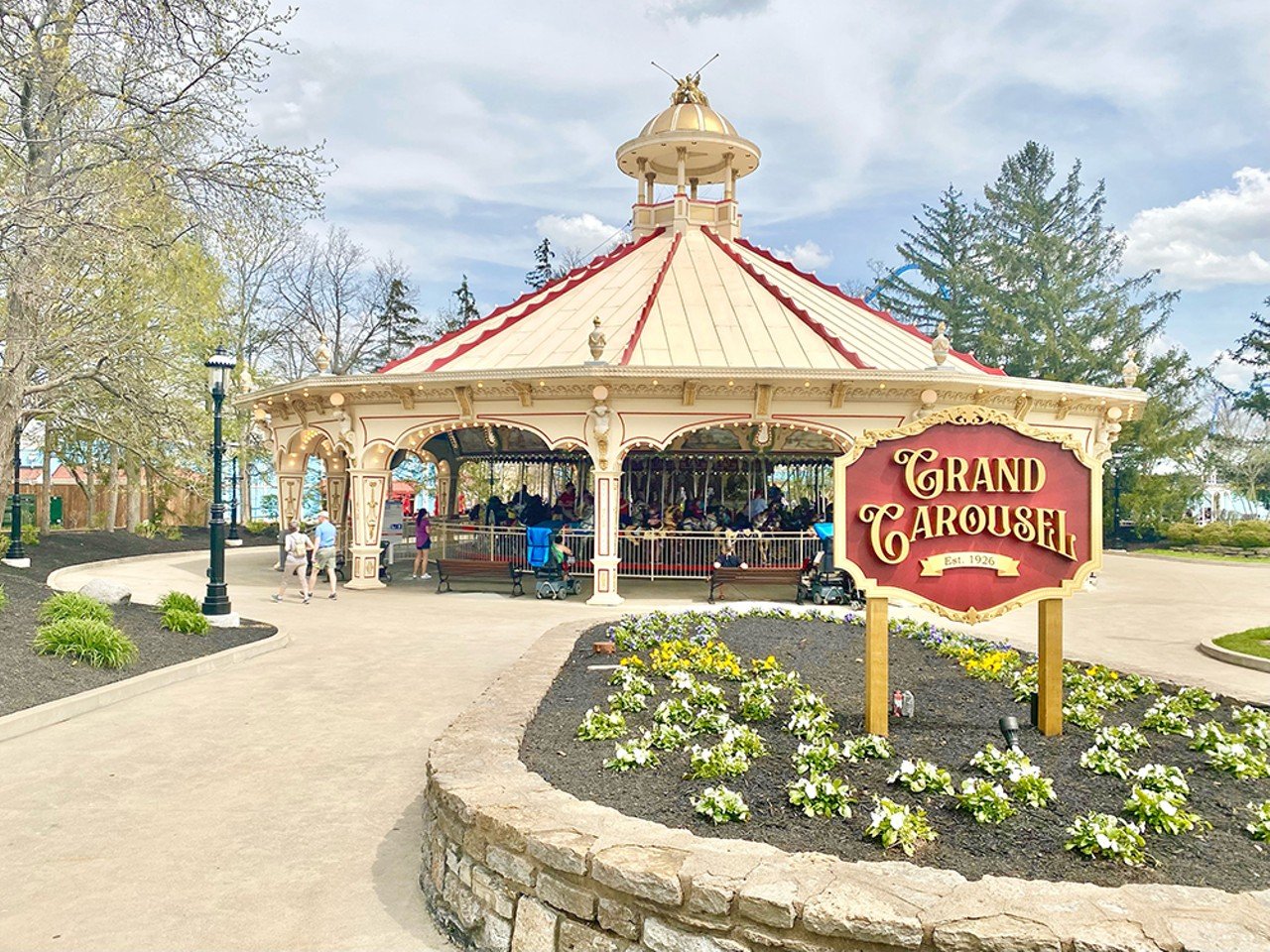 22. Grand Carousel 
More of a historical artifact than a ride, says the Kings Island fanatic. The Grand Carousel was built in 1926 and recently had its organ rebuilt in 2022. However, it is hard to deny its gorgeous setting and design, so it’s worth a spin in your downtime.
