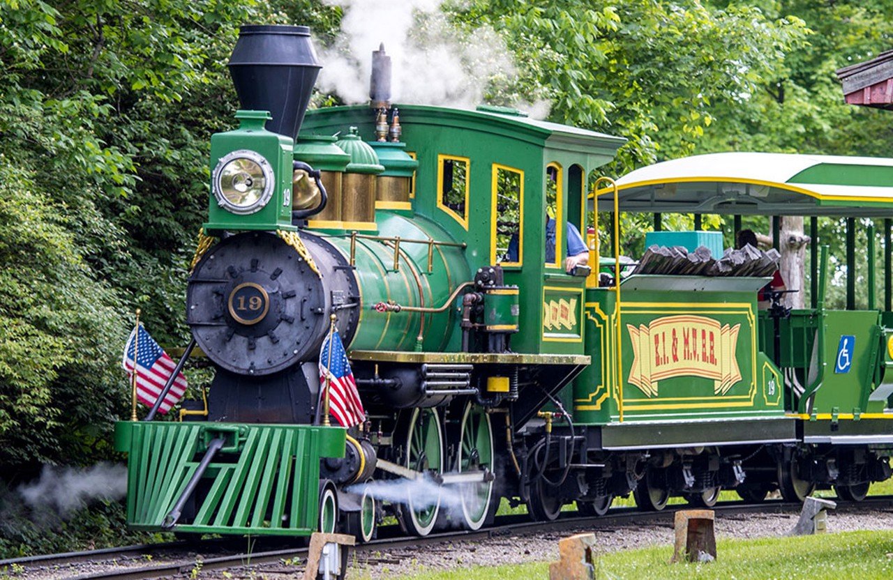 16. K.I. & Miami Valley Railroad 
This attraction doubles as an iconic day-one attraction and transportation to Soak City. Fun for all ages, shapes, sizes and thrill tolerance. Additional bonus points for providing a good break from the day on an actual steam locomotive.