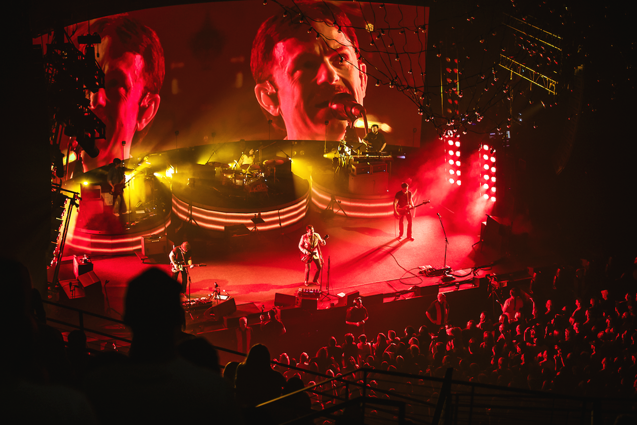 Kings of Leon perform at Andrew J Brady Music Center in Cincinnati on Saturday, Sept. 14, 2024.