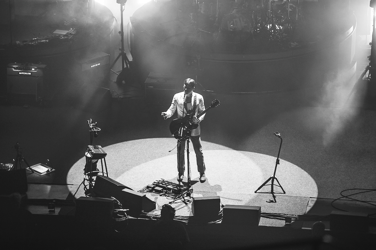 Kings of Leon perform at Andrew J Brady Music Center in Cincinnati on Saturday, Sept. 14, 2024.