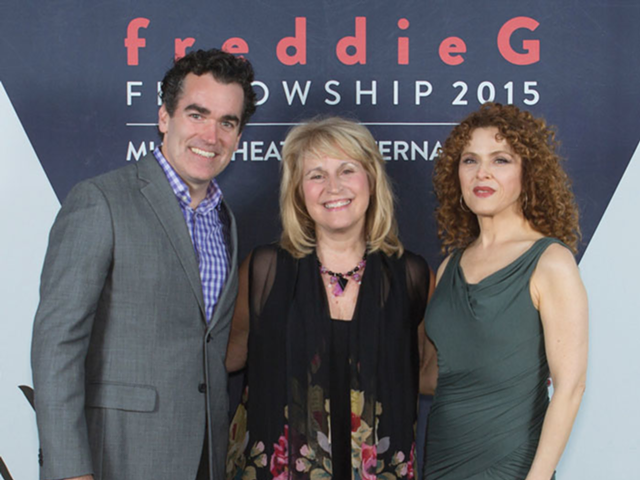 Brian d’Arcy James, Dee Anne Bryll and Bernadette Peters