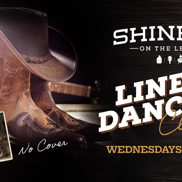 "Line Dancing Classes" Wednesdays at Shiners on the Levee