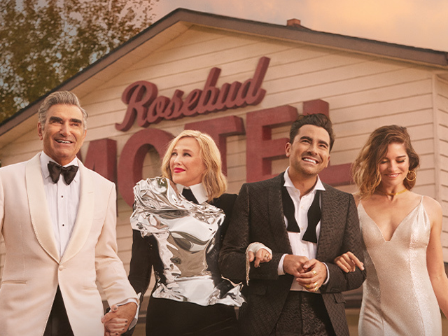 Cincinnatians can watch a livestream of Dan Levy and Eugene Levy launching their new book, Best Wishes, Warmest Regards: The Story of Schitt's Creek.
