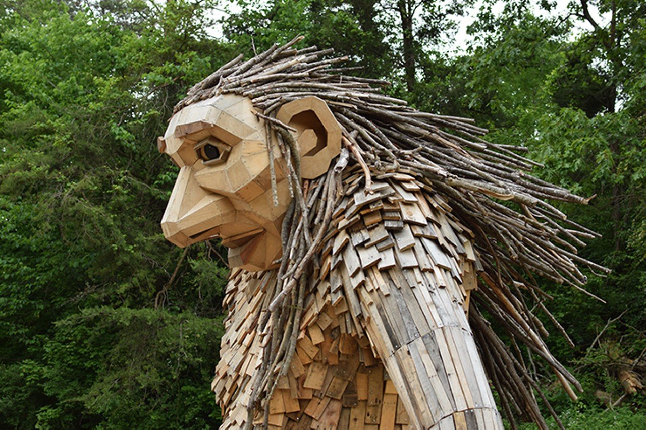 The whimsical giants are scattered throughout Bernheim's 16,000 acres.