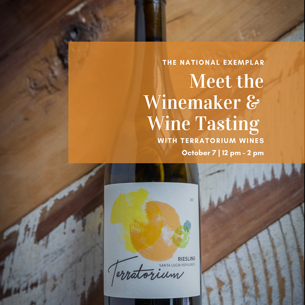 Meet the Winemaker & Wine Tasting with Terrartorium Wines