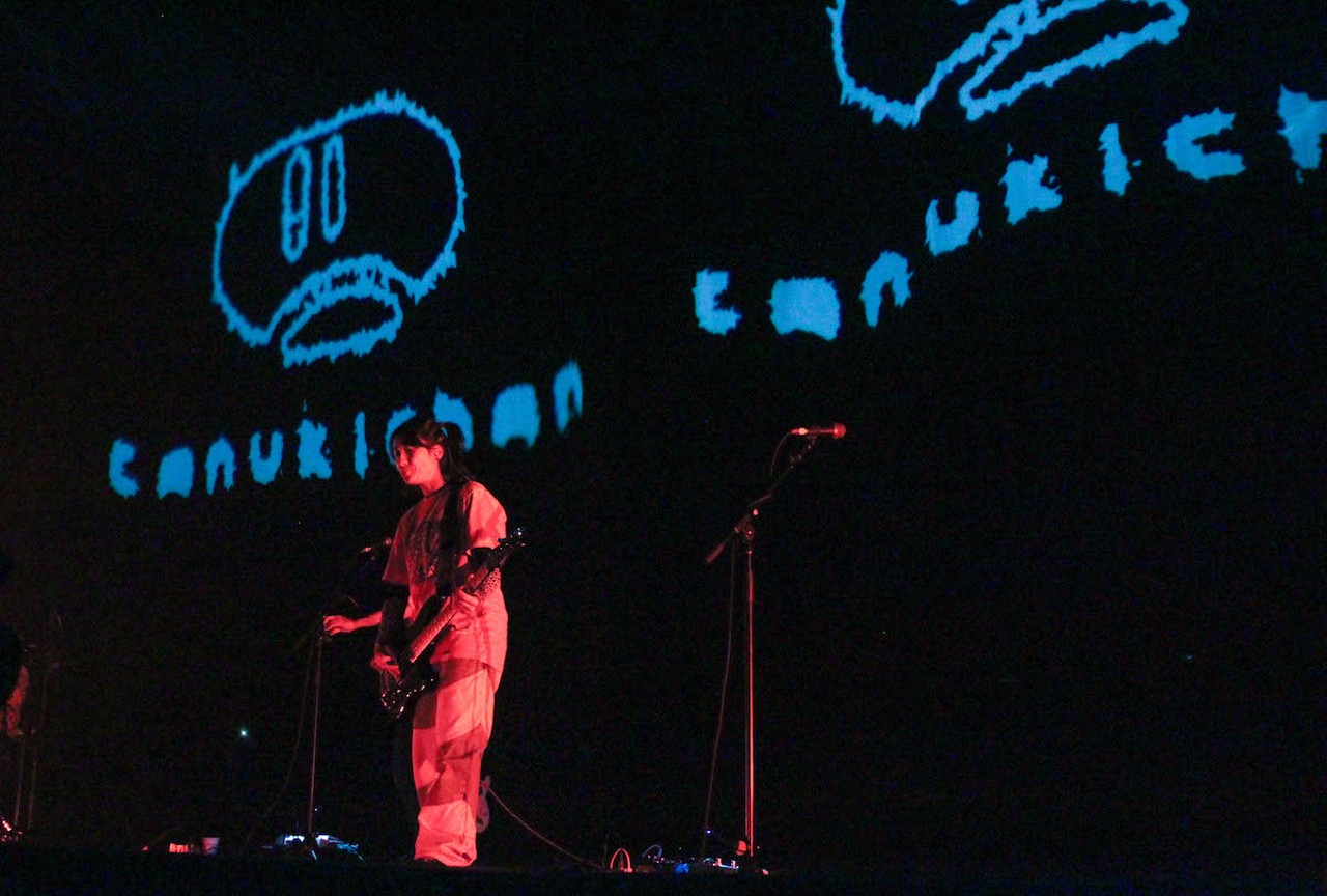 Tanukichan opening for Melanie Martinez at the Andrew J Brady Music Center on July 7, 2023.
