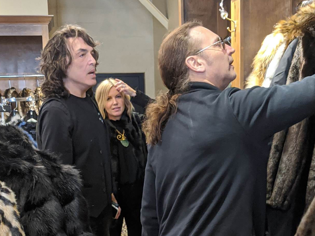 Kiss members visited Covington's Donna Salyers' Fabulous-Furs ahead of Lexington show