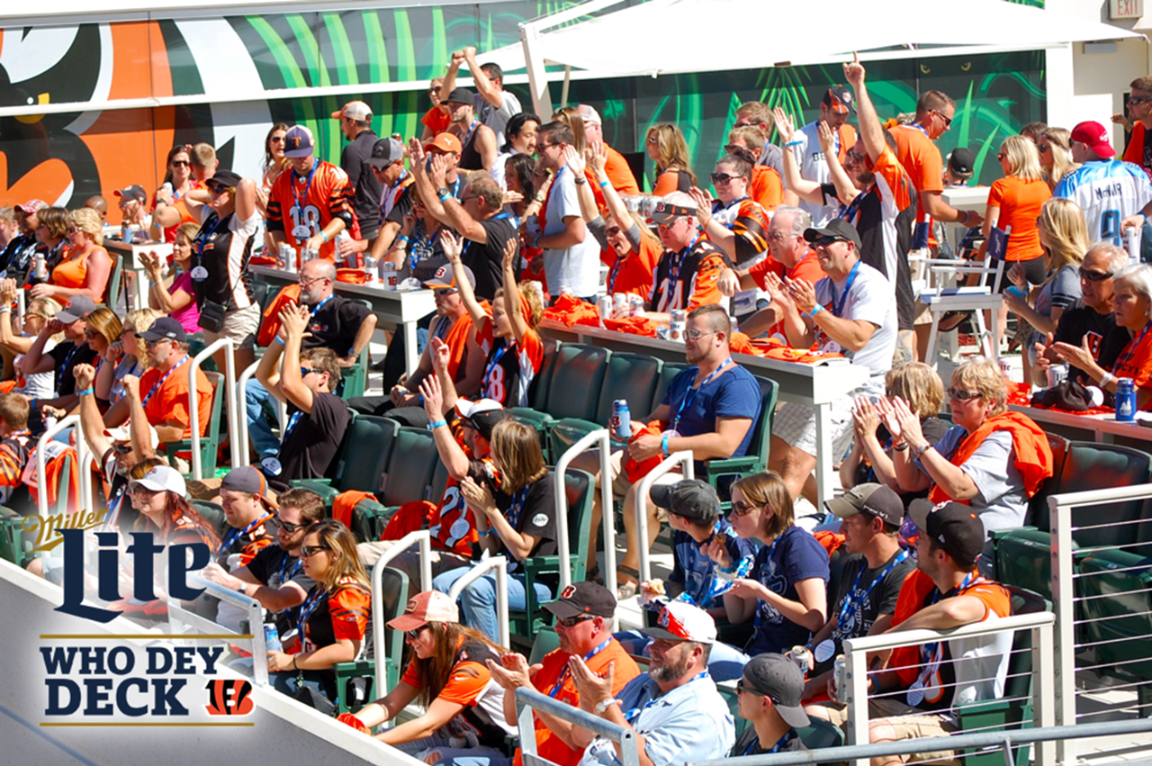 Miller Lite Who Dey Deck - Bengals vs Chiefs, Cincinnati