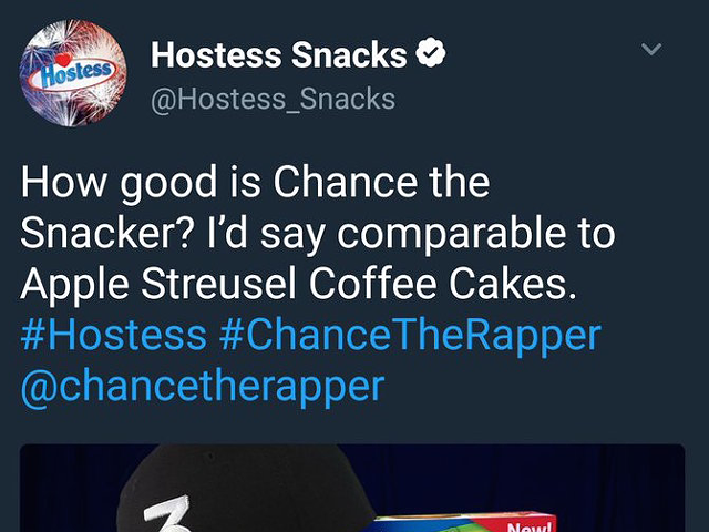 Minimum Gauge: Chance the Rapper has better things to do than fight with a snack company