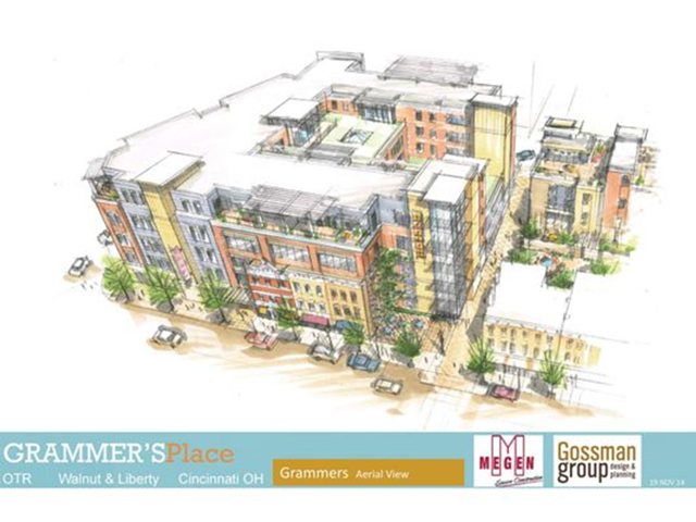 Proposals for development in the area around Grammer's in Over-the-Rhine