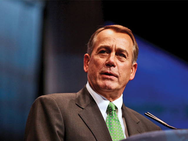 Former House Speaker John Boehner