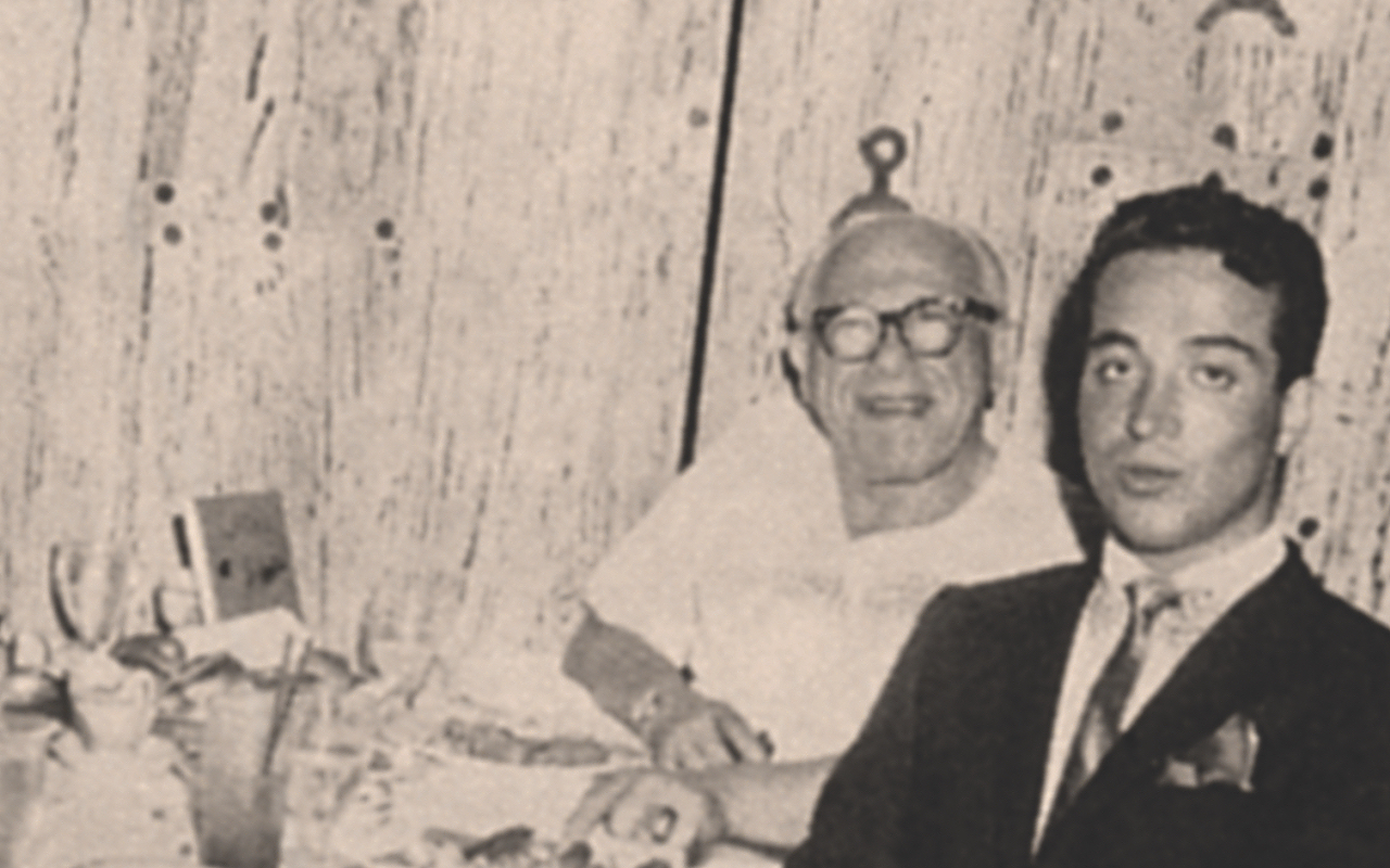 Syd Nathan (left) and Seymour Stein in the 1960s