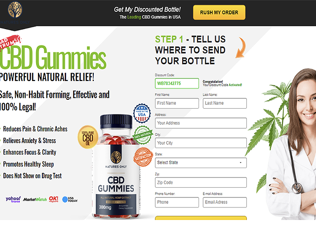 Natures Only CBD Gummies Reviews –  (Exposed 2022) Shark Tank Gummies Does It Really Work?