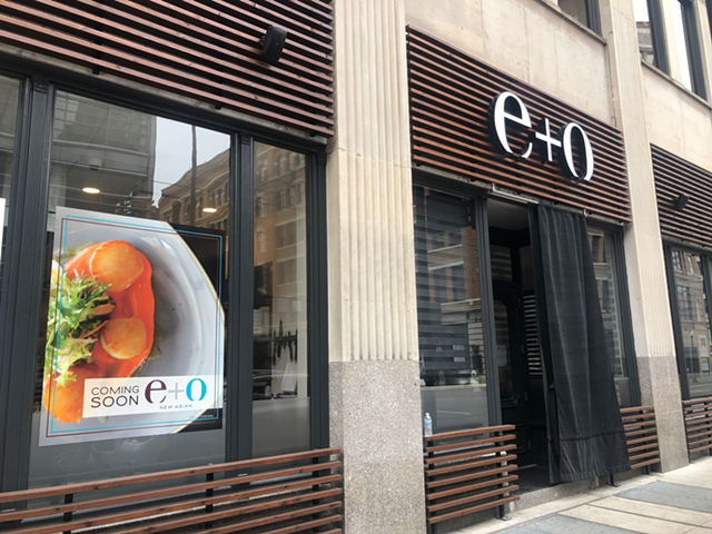 Exterior of the new downtown E+O Kitchen