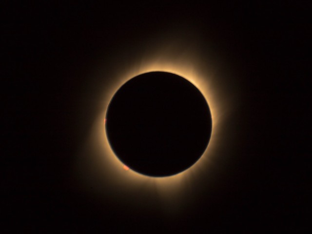 The total solar eclipse is happening April 8, with near-total obscuration happening around 3:09 p.m.