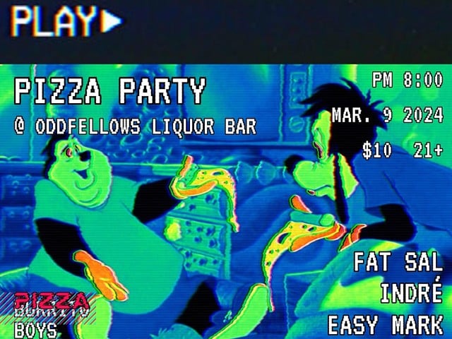 Pizza Party at Oddfellows Liquor Bar