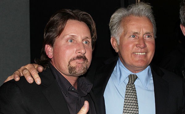 Emilio Estevez and Martin Sheen at the BFI premiere of The Way in London in 2011.