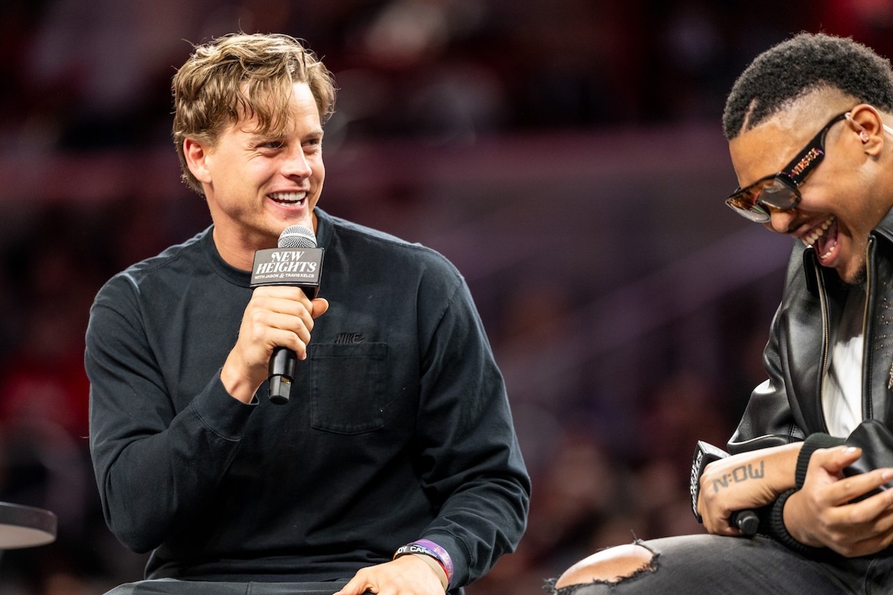 Joe Burrow at the New Heights podcast live show at Fifth Third Arena | April 11, 2024