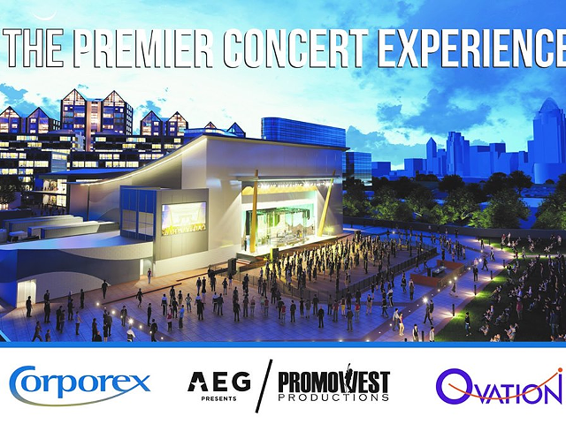 Venue rendering from PromoWest Live's Facebook page