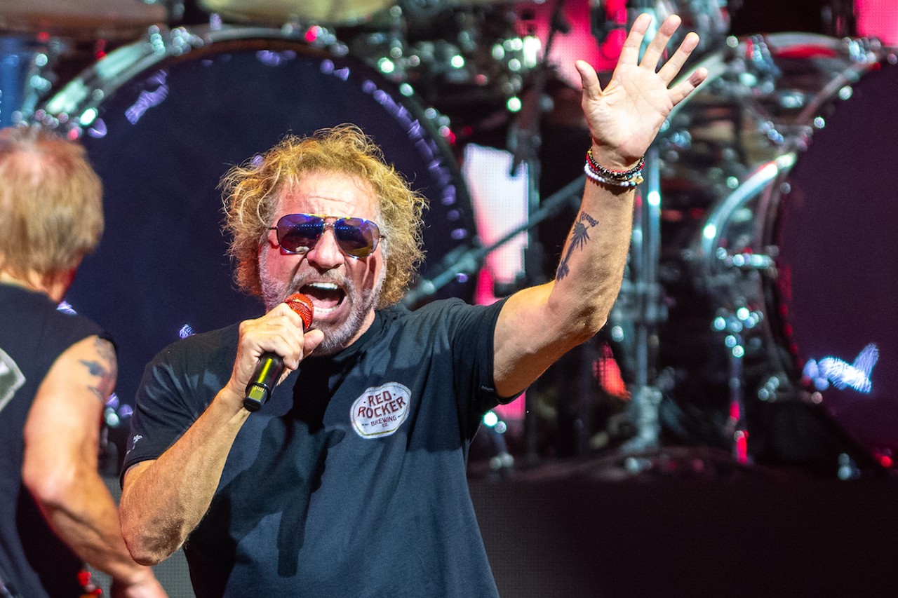 Sammy Hagar performs at Riverbend Music Center on Tuesday, Aug. 27, 2024.