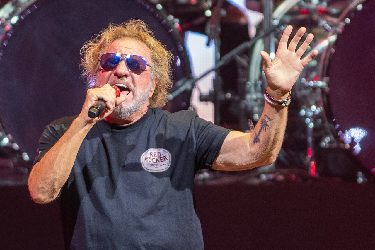 Sammy Hagar performs at Riverbend Music Center on Tuesday, Aug. 27, 2024.