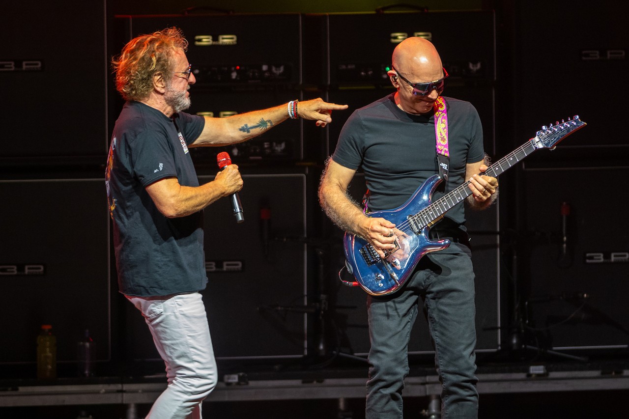 Sammy Hagar performs at Riverbend Music Center on Tuesday, Aug. 27, 2024.