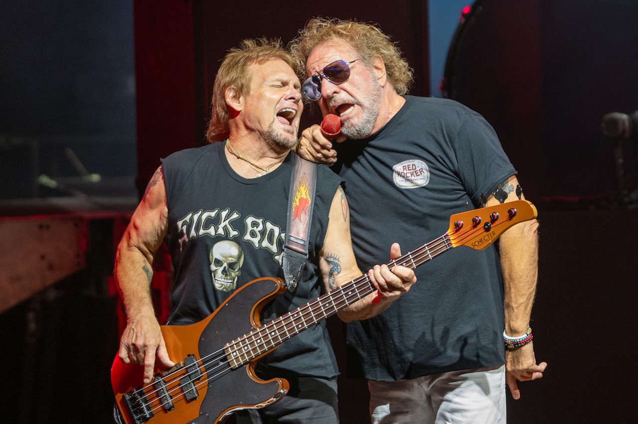 Sammy Hagar performs at Riverbend Music Center on Tuesday, Aug. 27, 2024.