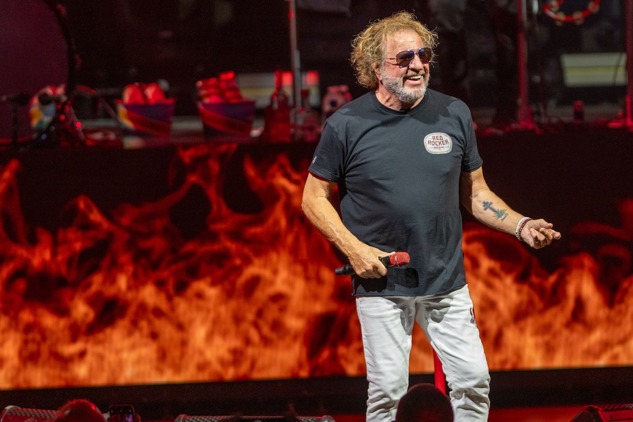 Sammy Hagar performs at Riverbend Music Center on Tuesday, Aug. 27, 2024.