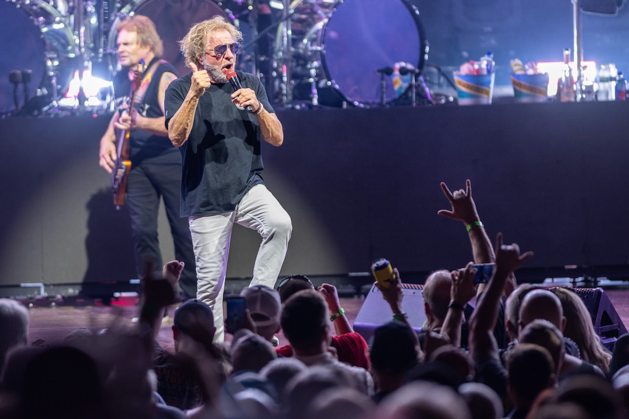 Sammy Hagar performs at Riverbend Music Center on Tuesday, Aug. 27, 2024.