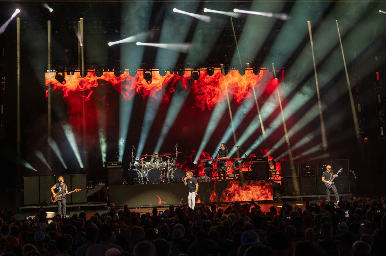 Sammy Hagar performs at Riverbend Music Center on Tuesday, Aug. 27, 2024.